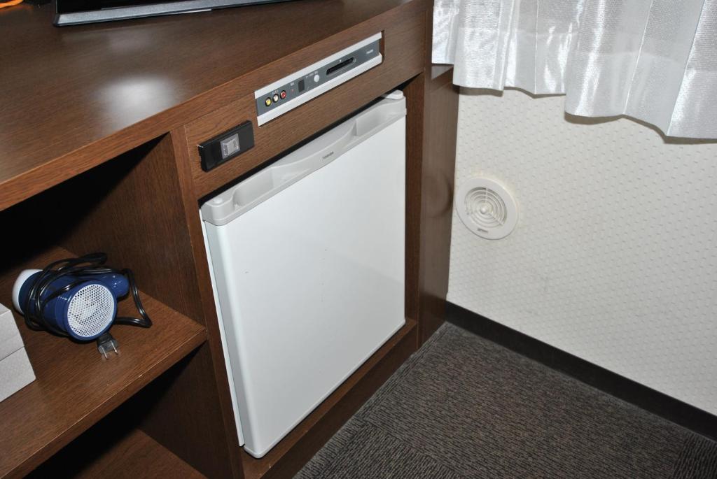Kuchyň nebo kuchyňský kout v ubytování Hotel Mark-1 Abiko