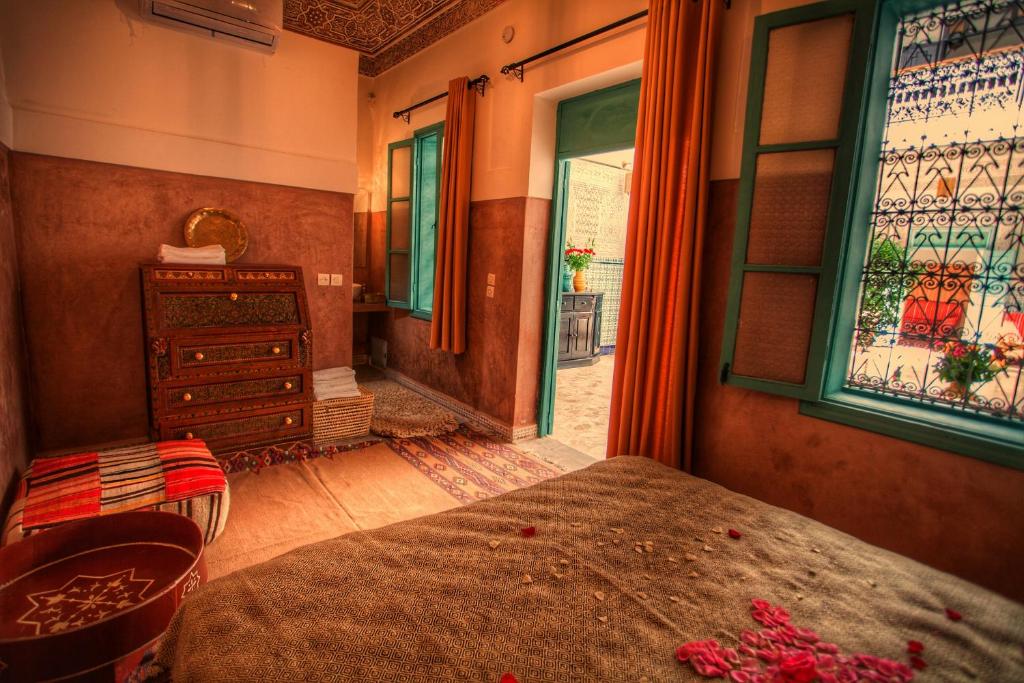 Postel nebo postele na pokoji v ubytování Riad 111 & Spa