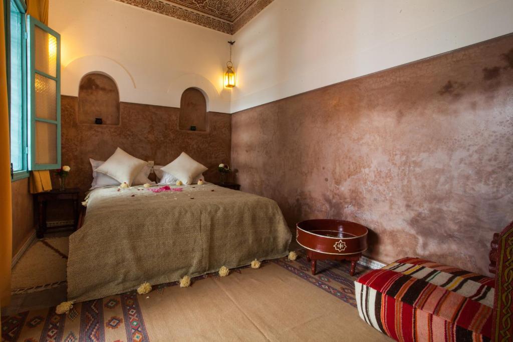 Postel nebo postele na pokoji v ubytování Riad 111 & Spa