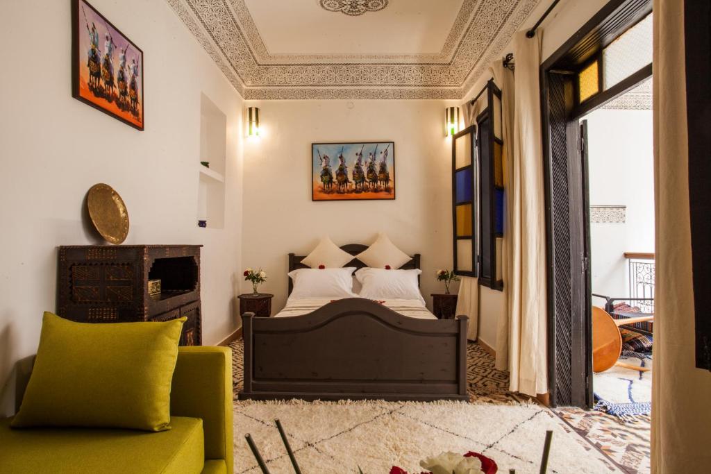 Postel nebo postele na pokoji v ubytování Riad 111 & Spa