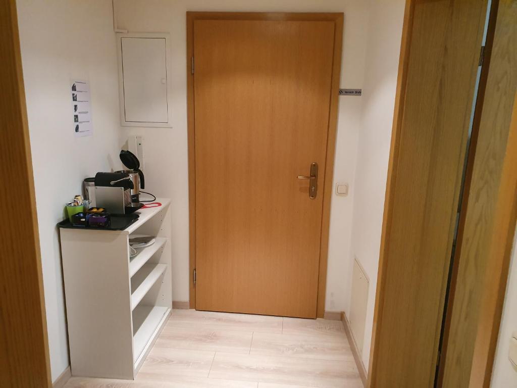 Kuchyň nebo kuchyňský kout v ubytování Hotel Andreasstuben