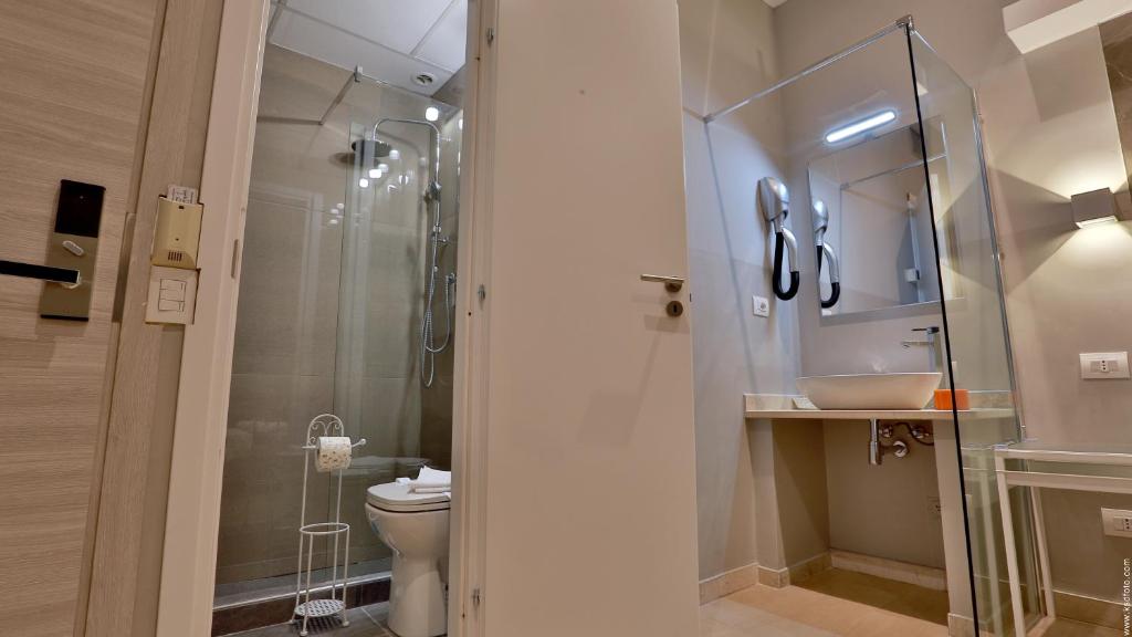 Koupelna v ubytování Hotel Giolitti Smart