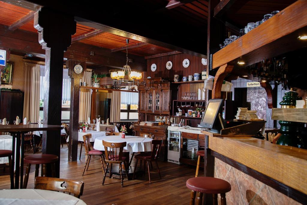 Lounge nebo bar v ubytování Lothringer Hof