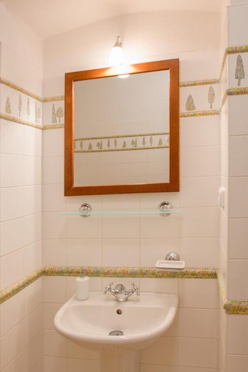 Koupelna v ubytování Apartmany A.Ša Kašperské Hory