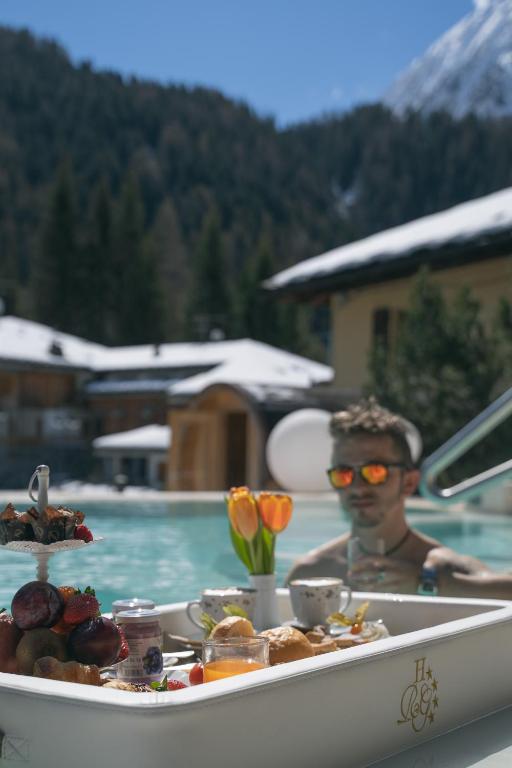 Widok na góry z tego hotelu