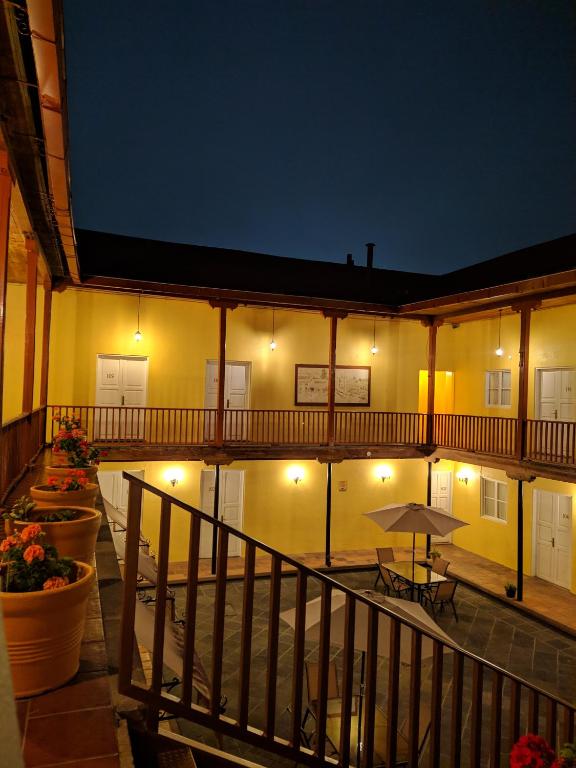 Balkón nebo terasa v ubytování Hotel Real Del Monte