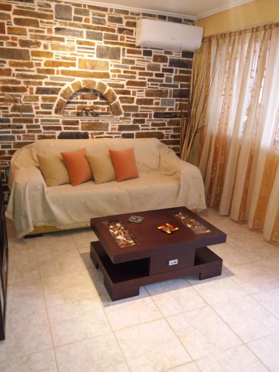 Posezení v ubytování Marmari vacation flat
