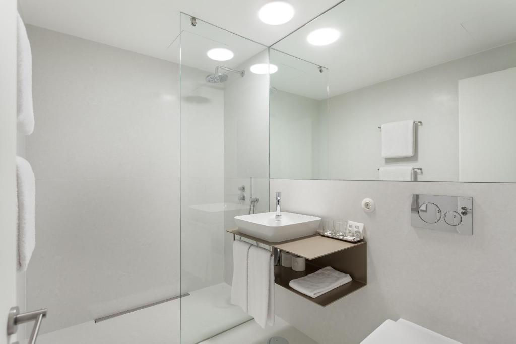 Koupelna v ubytování S.Bento Residences