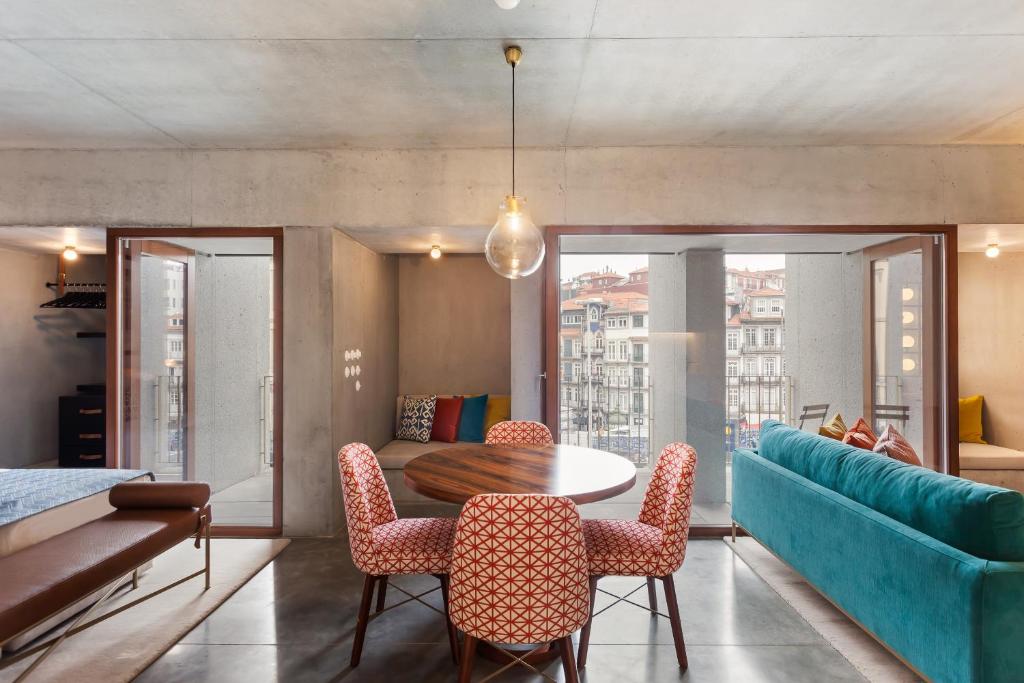 Posezení v ubytování S.Bento Residences