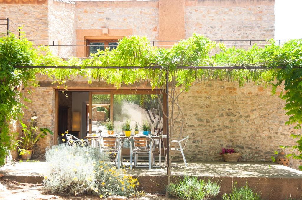 Vonkajšia záhrada v ubytovaní Finca Pessal
