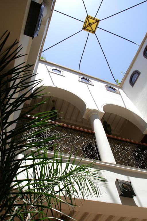 Balkón nebo terasa v ubytování Riad L'Emir