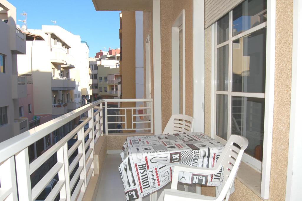 Balkón alebo terasa v ubytovaní APARTAMENTOS LOS LAURELES