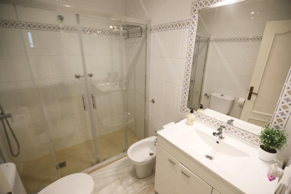 Łazienka w obiekcie Apartamento Mar de Korus
