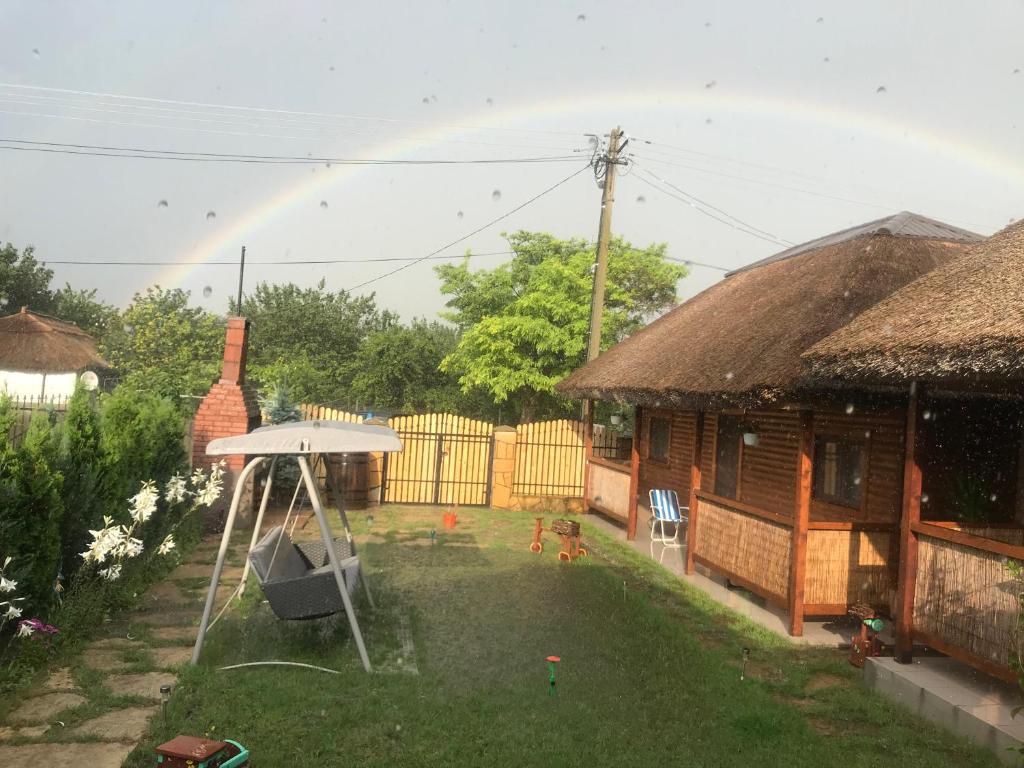 Zahrada ubytování Casa Arina