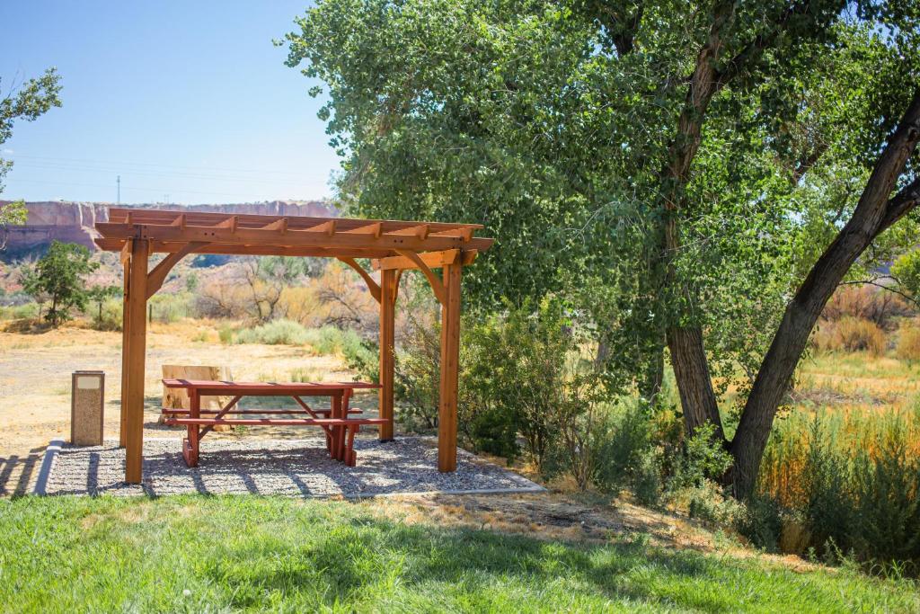 Zahrada ubytování Kokopelli Inn