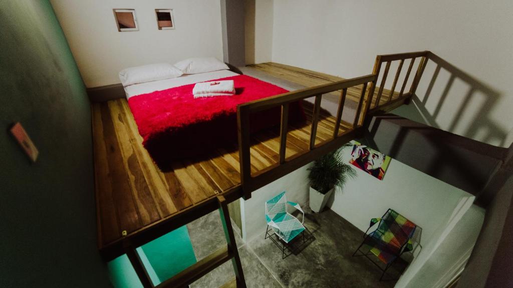 Postel nebo postele na pokoji v ubytování Imagine hostel