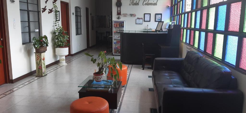 Posezení v ubytování Hotel Colonial