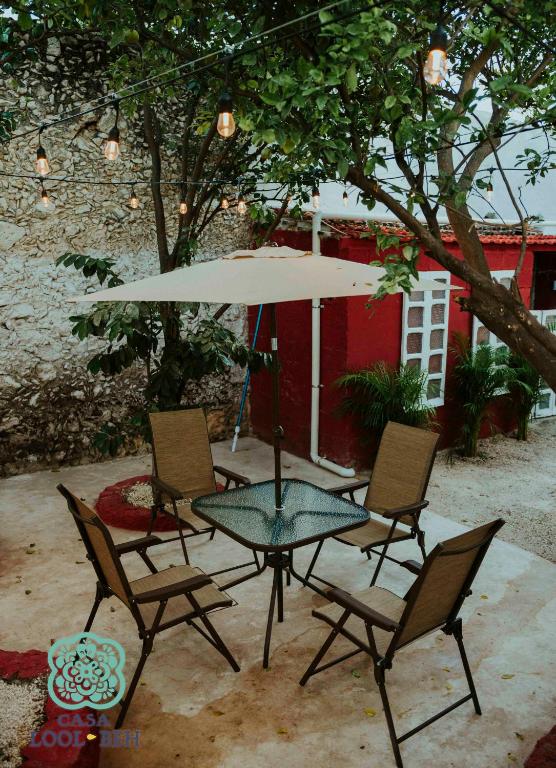 Patio nebo venkovní prostory v ubytování Casa Lool Beh