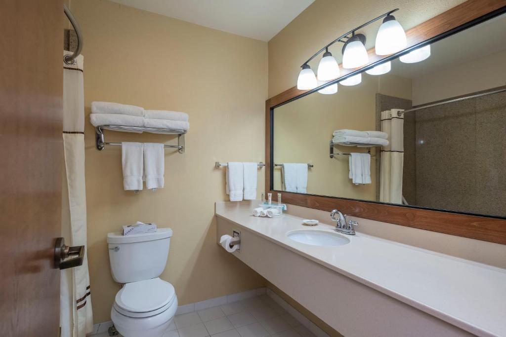 Koupelna v ubytování Truckee Donner Lodge