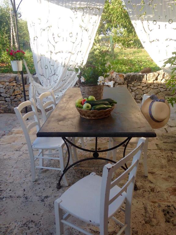 Patio nebo venkovní prostory v ubytování Masseria Trulli&Stelle B&B