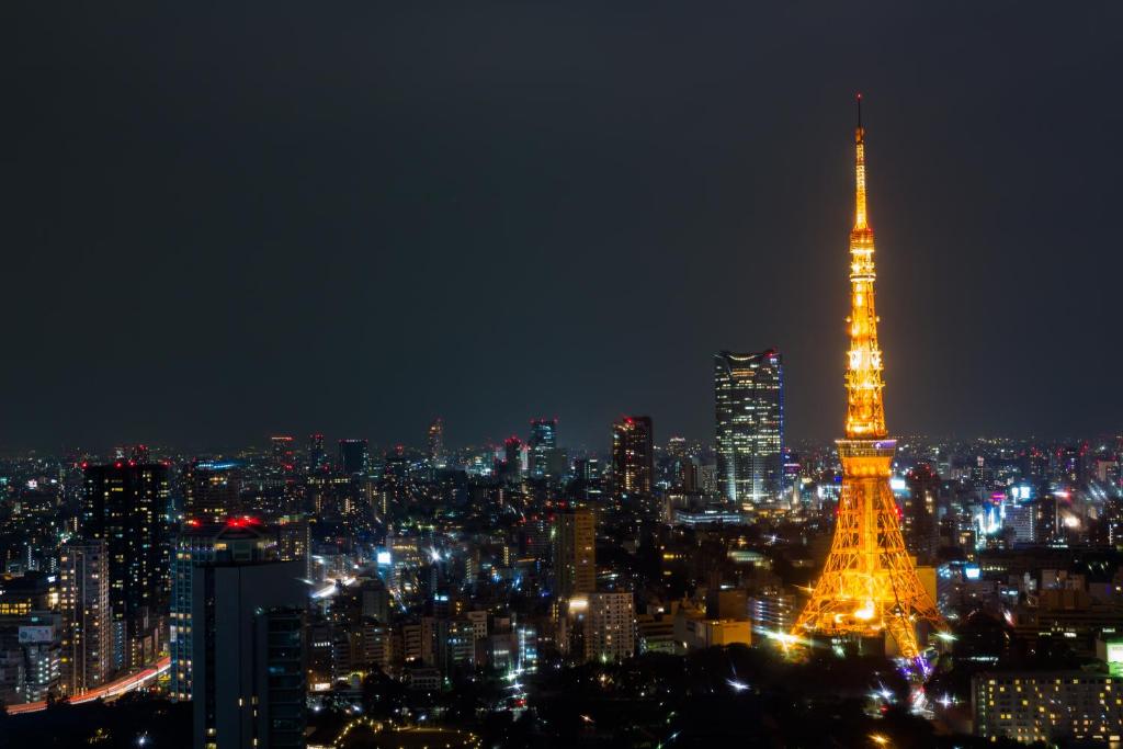 Vista general de Tokio o vista desde el hotel