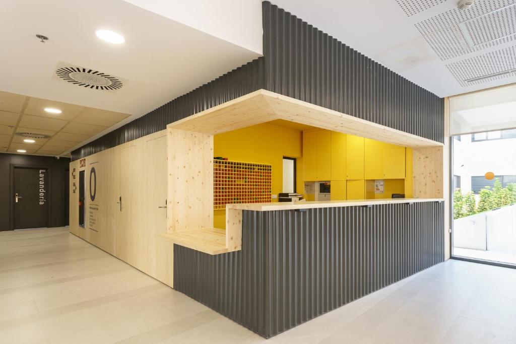 A kitchen or kitchenette at Residencia Universitaria Resa Campus Málaga