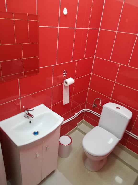 Kúpeľňa v ubytovaní Buko apartamenty