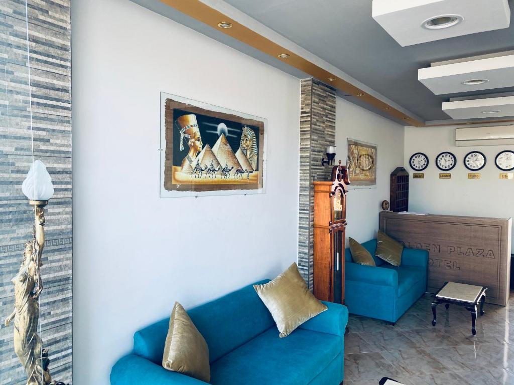 Posezení v ubytování Golden Plaza Dahab Resort