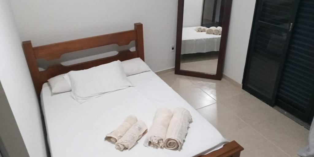 Postel nebo postele na pokoji v ubytování Hostel da Moda
