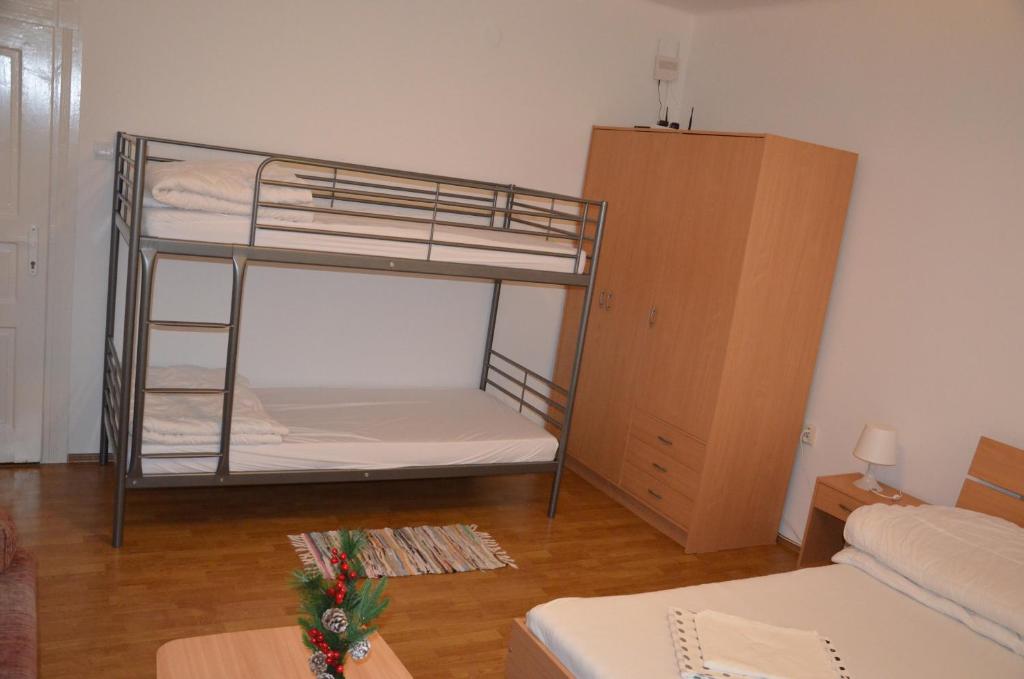 Postel nebo postele na pokoji v ubytování Chata Horec