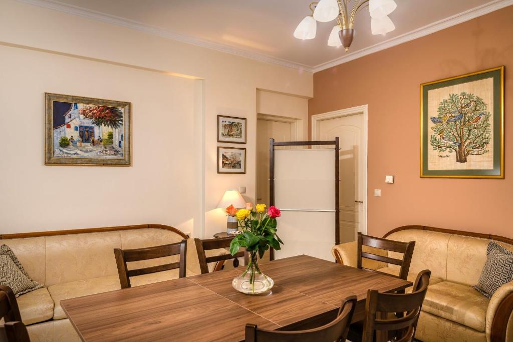 Posezení v ubytování Villa Kardaris