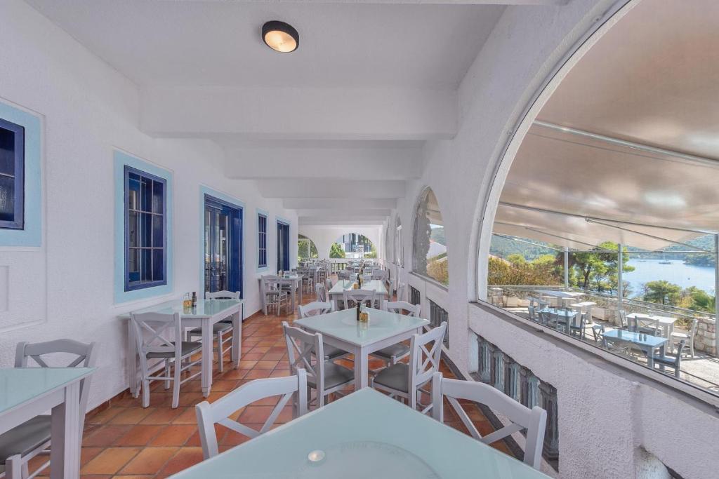 Restaurace v ubytování Adrina Beach Hotel