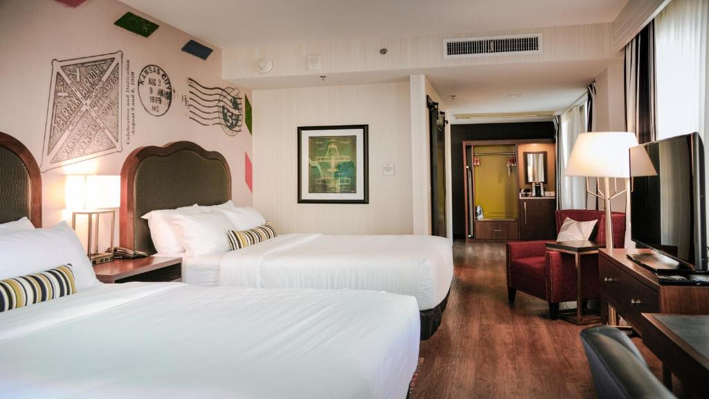 Hotel Indigo - Kansas City Downtown, an IHG Hotel - Chambre Standard Avec Deux Lits Queennes
