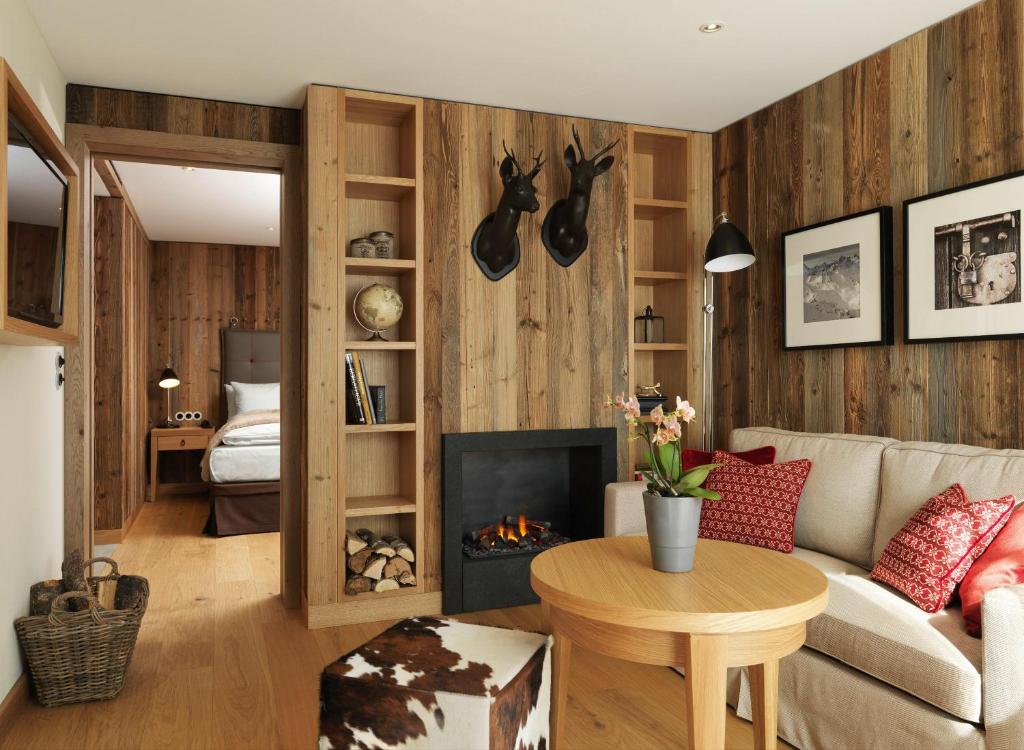 Posezení v ubytování Löwen Hotel Montafon