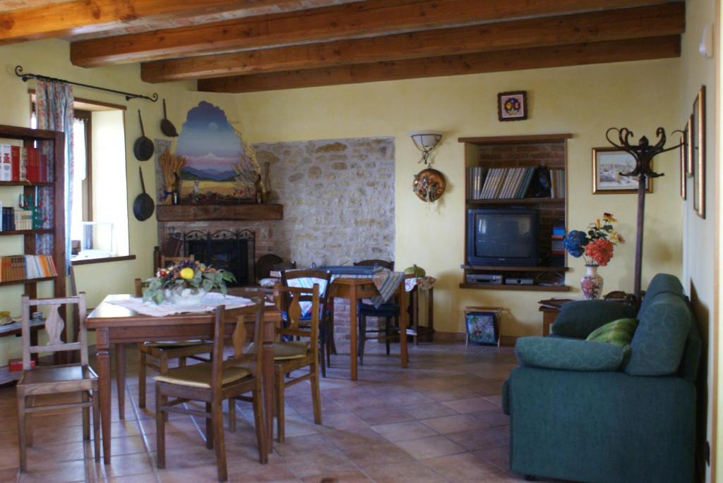 Posezení v ubytování Agriturismo La Cascina
