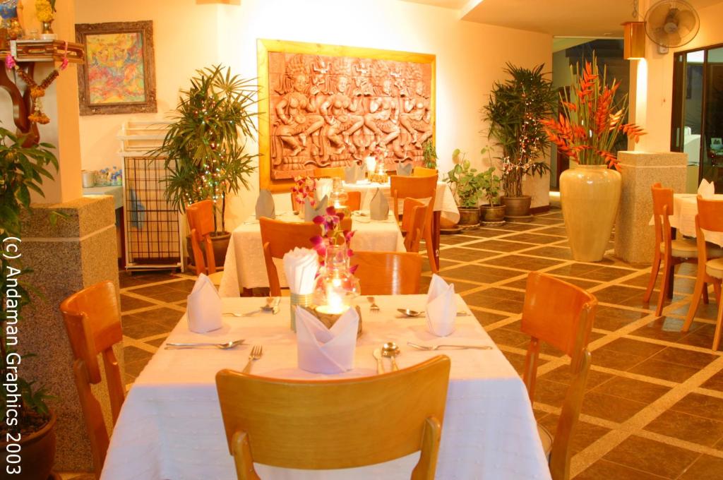 Restaurace v ubytování Kamala Dreams