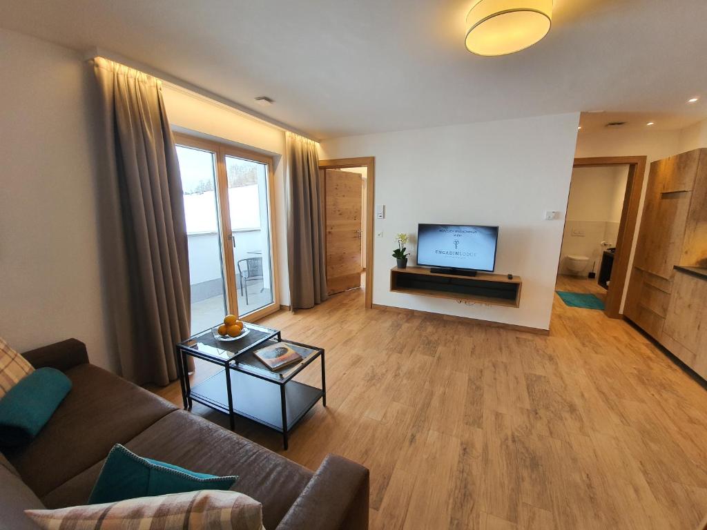 TV o dispositivi per l'intrattenimento presso Engadin Lodge PREMIUM & PRIVATE
