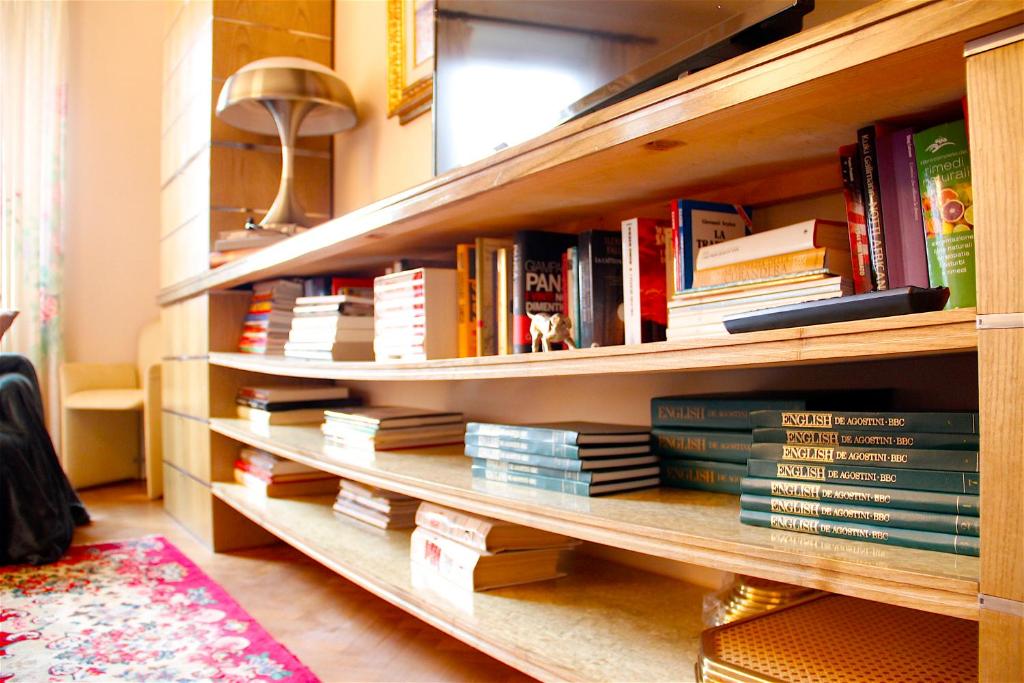 The library in Az apartmant