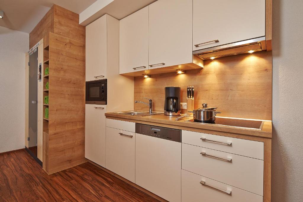 Kuchyňa alebo kuchynka v ubytovaní SöldenLiving Appartements