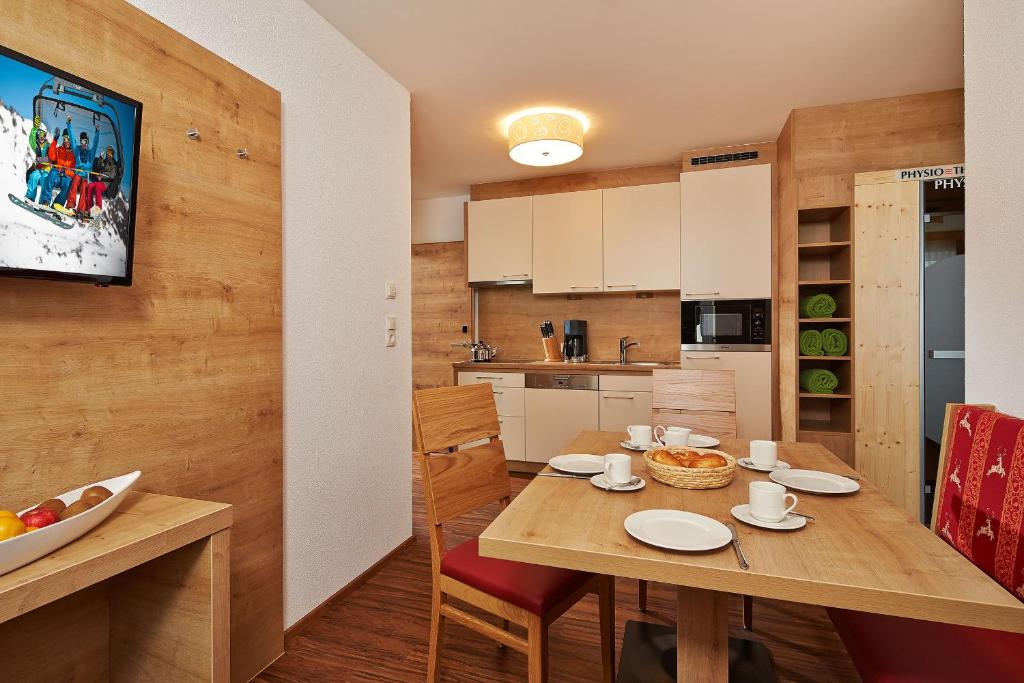 Kuchyňa alebo kuchynka v ubytovaní SöldenLiving Appartements