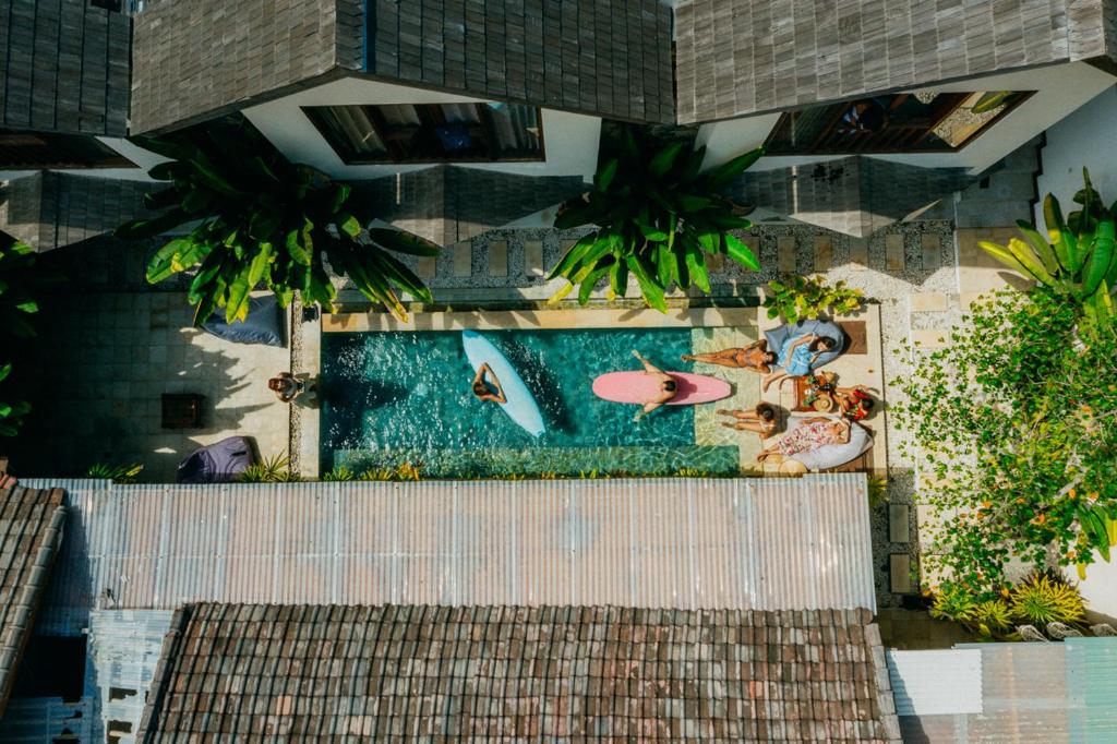 Bazén v ubytování Ola Ola Lombok nebo v jeho okolí