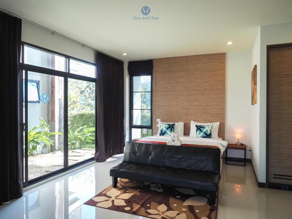 Sea and Sea Villa Sangaroon - Deluxe Double O Twin Room Con Vista Al Jardín