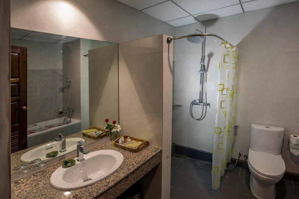 Koupelna v ubytování Acacia Hotel Bagan