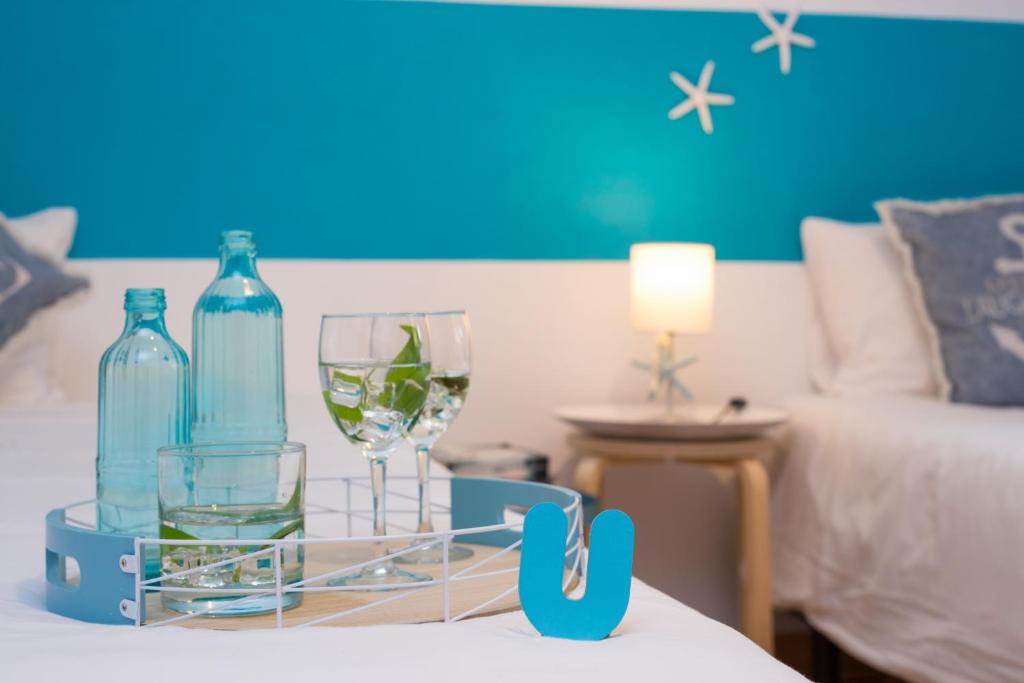 Postel nebo postele na pokoji v ubytování Stay U-nique Apartments Sicília