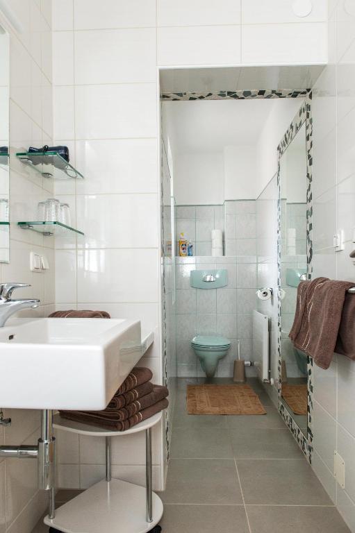 Koupelna v ubytování Ferienhaus Elisabeth