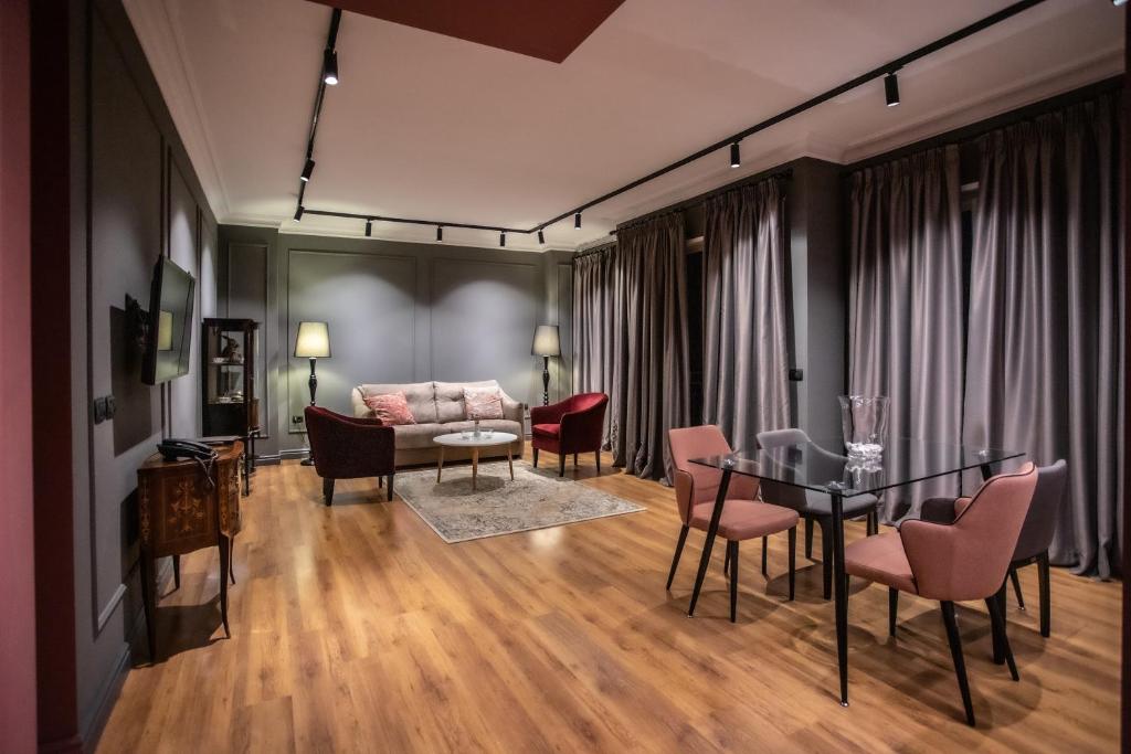 Et sittehjørne på Mondial Hotel
