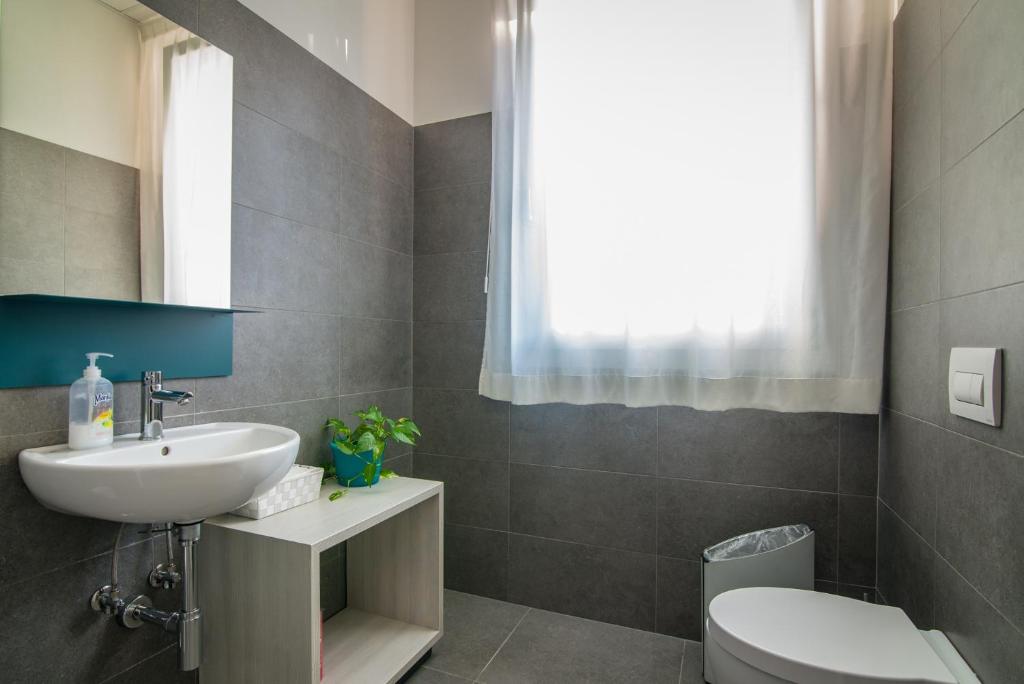 Koupelna v ubytování Casa a Colori Padova