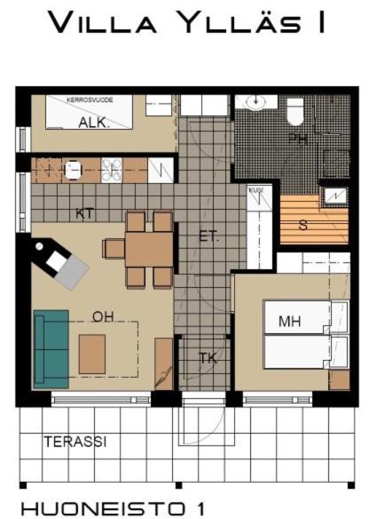 Планировка Villa Ylläs 101
