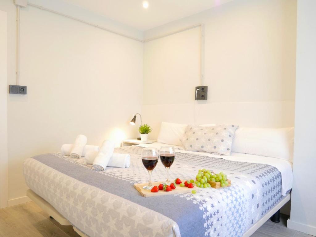 Postel nebo postele na pokoji v ubytování Stay U-nique Apartments Llobregat