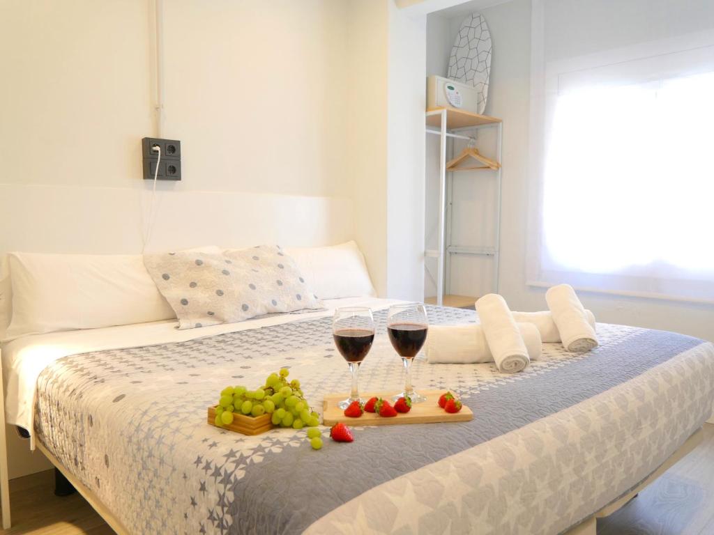 Postel nebo postele na pokoji v ubytování Stay U-nique Apartments Llobregat